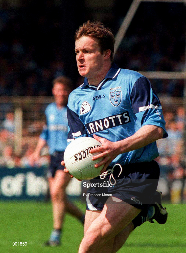 15 June 1997; Peter Ward of Dublin during the Leinster GAA Senior Football Championship Quarter-Final match between Offaly and Wicklow at Croke Park in Dublin. Photo by Brendan Moran/Sportsfile