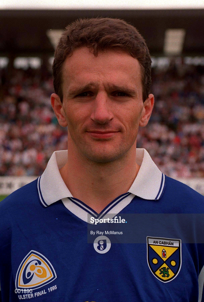 23 July 1995; Ronan Carolan of Cavan prior to the Ulster Senior Football Championship Final match between Tyrone and Cavan at St Tiernach's Park in Clones, Monaghan. Photo by Ray McManus/Sportsfile