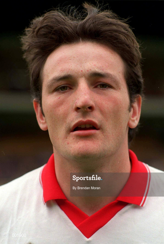 16 April 1995; Ronan McGarrity of Tyrone prior to the Church & General National Football League Quarter-Final match between Tyrone and Kerry at Croke Park in Dublin. Photo by Brendan Moran/Sportsfile