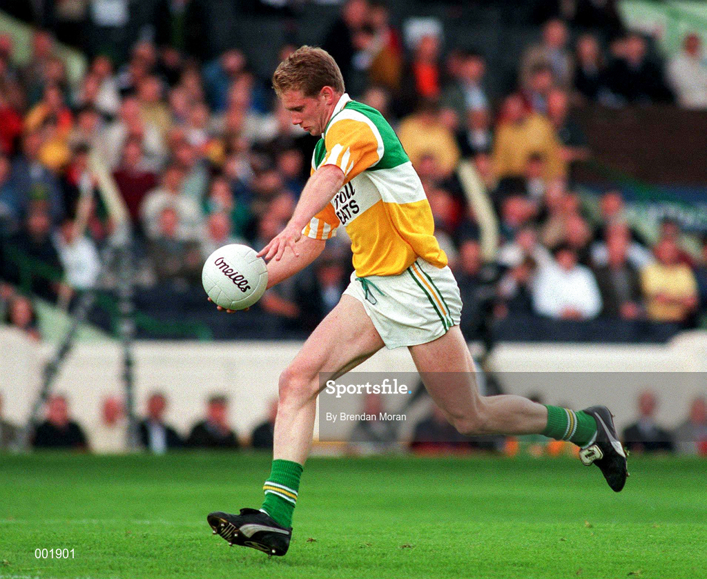 15 June 1997; Ronan Mooney of Offaly during the Leinster GAA Senior Football Championship Quarter-Final match between Offaly and Wicklow at Croke Park in Dublin. Photo by Brendan Moran/Sportsfile