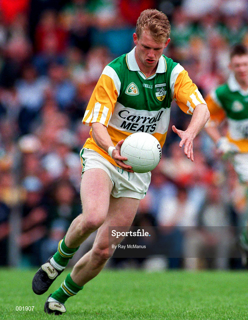 29 June 1997; Ronan Mooney of Offaly during the Leinster GAA Senior Football Championship Semi-Final match between Offaly and Louth at Páirc Tailteann in Navan, Meath. Photo by Ray McManus/Sportsfile