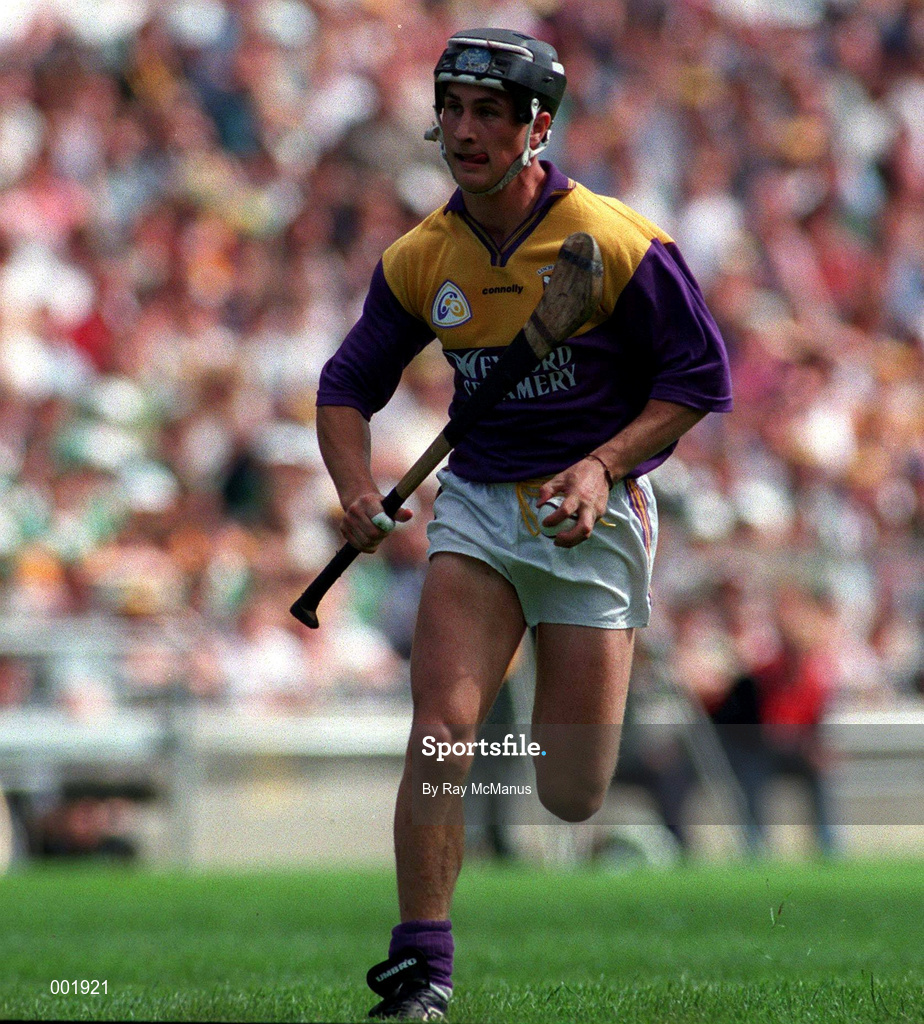 14 July 1996; Rory McCarthy of Wexford during the GAA Leinster Senior Hurling Championship Final between Wexford and Offaly at Croke Park in Dublin. Photo by Ray McManus/Sportsfile
