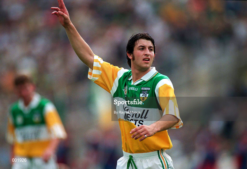 16 August 1997; Roy Malone of Offaly during the Leinster GAA Senior Football Championship Final match between Offaly and Meath at Croke Park in Dublin. Photo by Ray McManus/Sportsfile