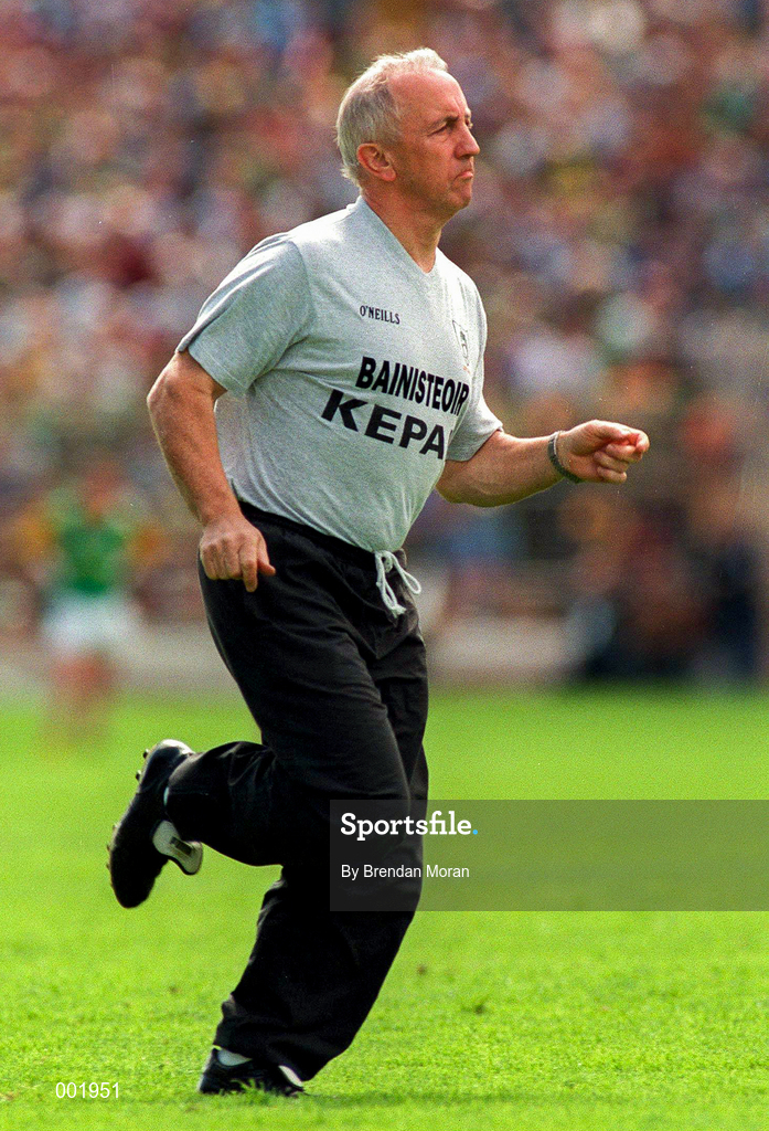 15 June 1997; Meath manager Sean Boylan during the Leinster GAA Senior Football Championship Quarter-Final match between Offaly and Wicklow at Croke Park in Dublin. Photo by Brendan Moran/Sportsfile