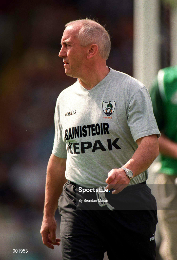 6 July 1997; Meath manager Sean Boylan during the Leinster GAA Senior Football Championship Semi-Final match between Kildare and Meath at Croke Park in Dublin. Photo by Brendan Moran/Sportsfile