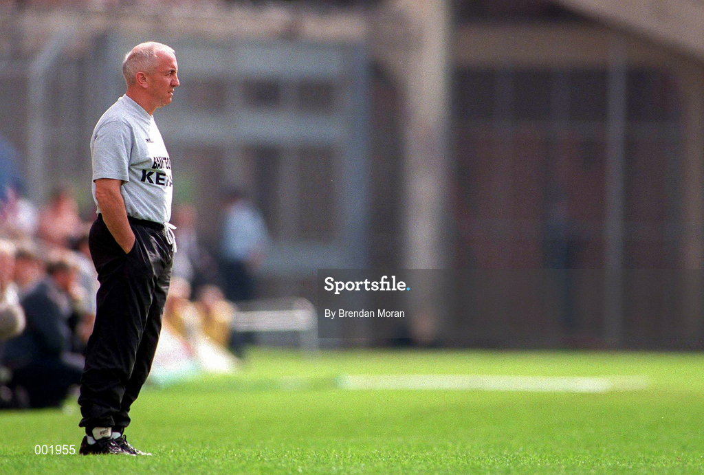 6 July 1997; Meath manager Sean Boylan during the Leinster GAA Senior Football Championship Semi-Final match between Kildare and Meath at Croke Park in Dublin. Photo by Brendan Moran/Sportsfile