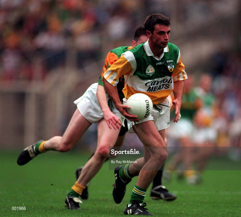16 August 1997; Sean Grennan of Offaly during the Leinster GAA Senior Football Championship Final match between Offaly and Meath at Croke Park in Dublin. Photo by Ray McManus/Sportsfile