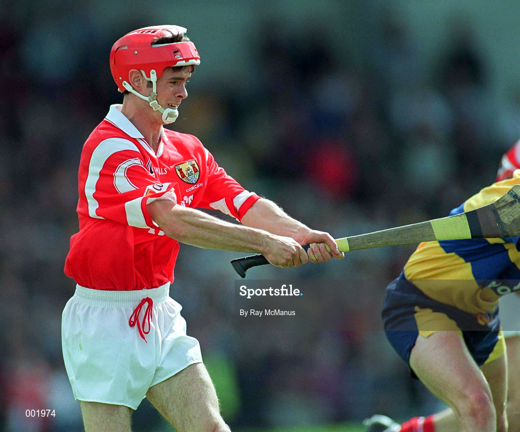 8 June 1997; Sean McGrath of Cork during the GAA Munster Senior Football Championship Semi-Final match between Clare and Cork at Gaelic Grounds in Limerick. Photo by Ray McManus/Sportsfile