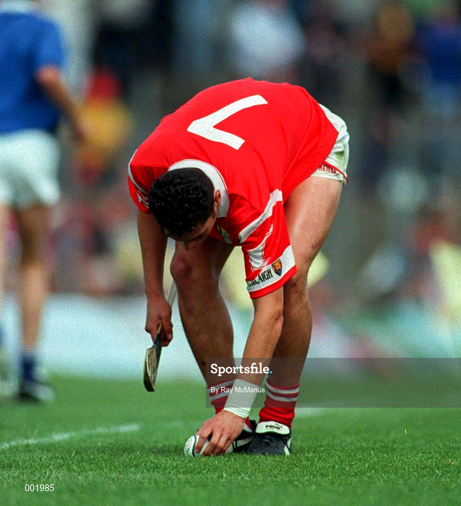 8 June 1997; Sean OG O'halpin of Cork during the GAA Munster Senior Football Championship Semi-Final match between Clare and Cork at Gaelic Grounds in Limerick. Photo by Ray McManus/Sportsfile