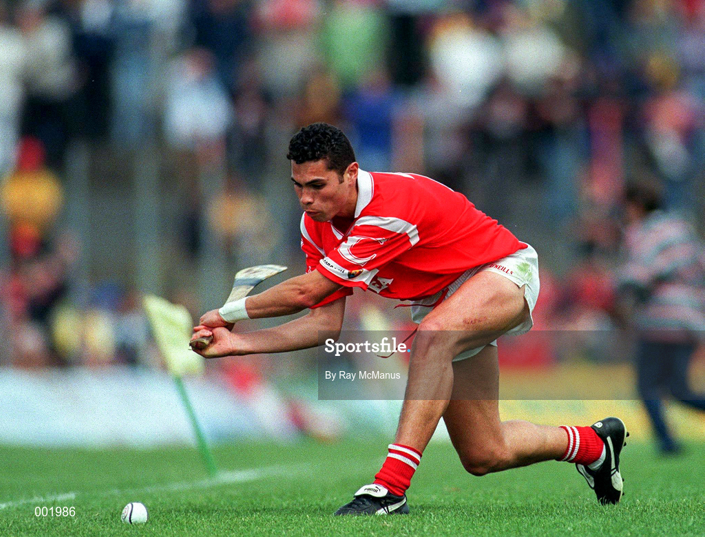 8 June 1997; Sean OG O'halpin of Cork during the GAA Munster Senior Football Championship Semi-Final match between Clare and Cork at Gaelic Grounds in Limerick. Photo by Ray McManus/Sportsfile
