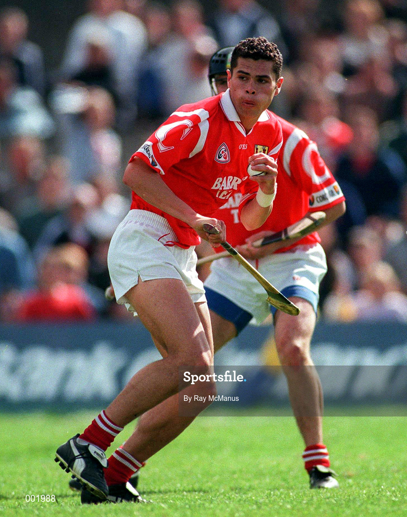 8 June 1997; Sean OG O'halpin of Cork during the GAA Munster Senior Football Championship Semi-Final match between Clare and Cork at Gaelic Grounds in Limerick. Photo by Ray McManus/Sportsfile