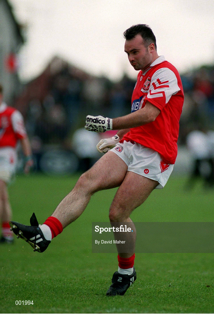 25 May 1995; Stefan White of Louth during the Leinster Senior Football Championship Preliminary Round match between Kildare and Louth at St Conleth's Park in Newbridge, Kildare. Photo by David Maher/Sportsfile