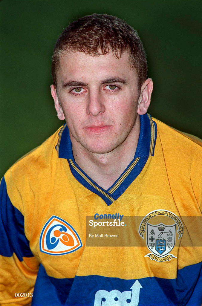 14 September 1997; Stephen McNamara of Clare poses for a portrait prior to the GAA All-Ireland Senior Hurling Championship Final at Croke Park in Dublin. Photo by Matt Browne/Sportsfile