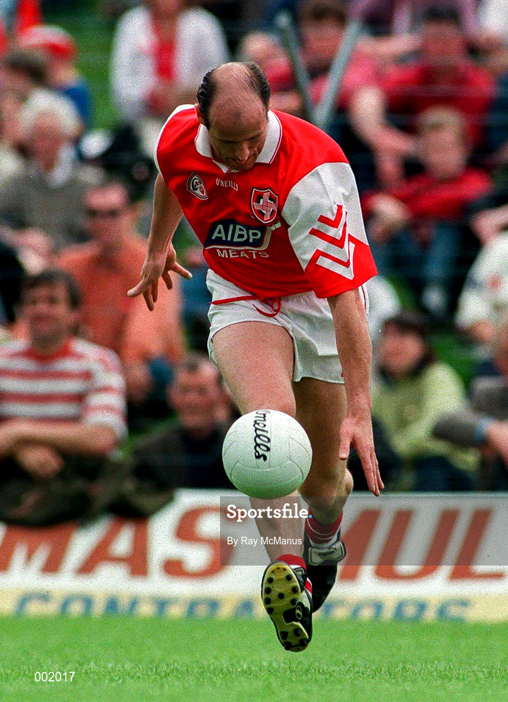 29 June 1997; Stephen Melia of Louth the Leinster GAA Senior Football Championship Semi-Final match between Offaly and Louth at Páirc Tailteann in Navan, Meath. Photo by Ray McManus/Sportsfile