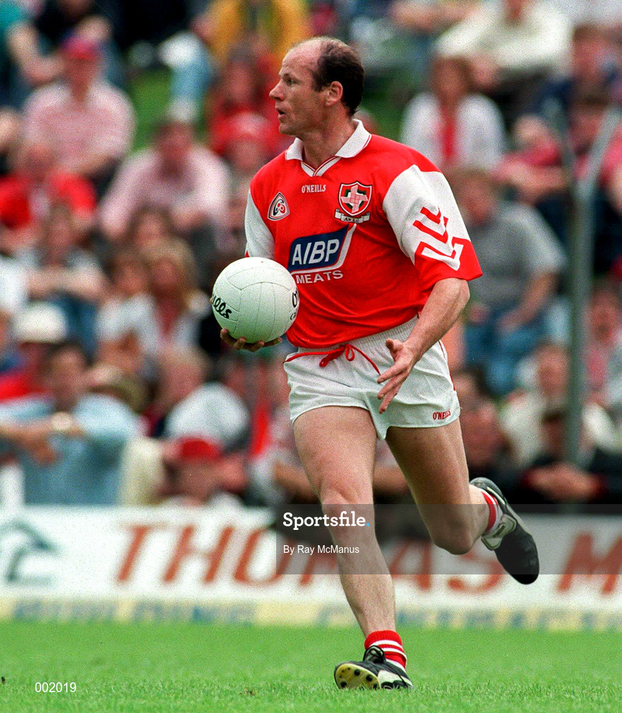 29 June 1997; Stephen Melia of Louth the Leinster GAA Senior Football Championship Semi-Final match between Offaly and Louth at Páirc Tailteann in Navan, Meath. Photo by Ray McManus/Sportsfile