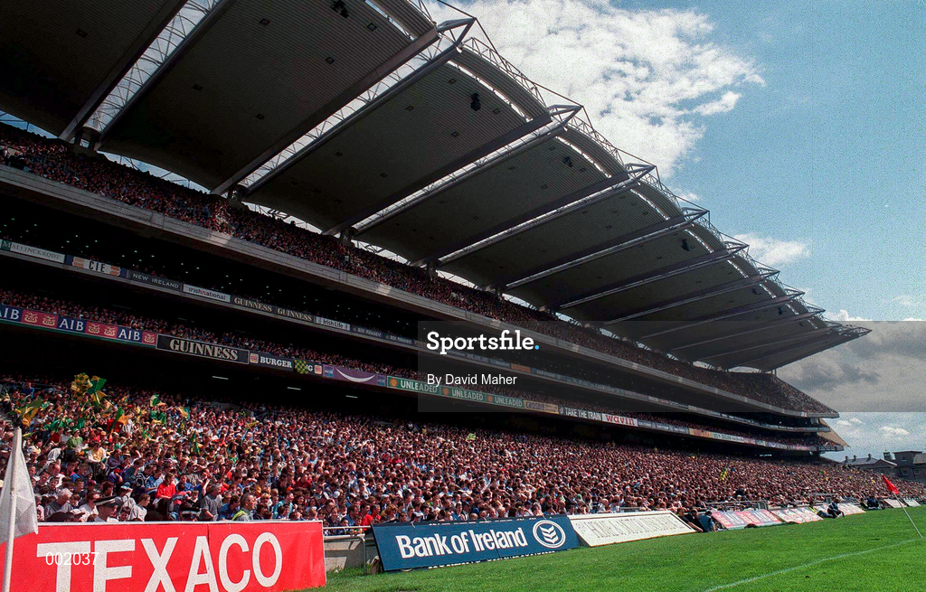 15 June 1997; A general view of the new Cusack Stand prior to the Leinster GAA Senior Football Championship Quarter-Final match between Offaly and Wicklow at Croke Park in Dublin. Photo by David Maher/Sportsfile