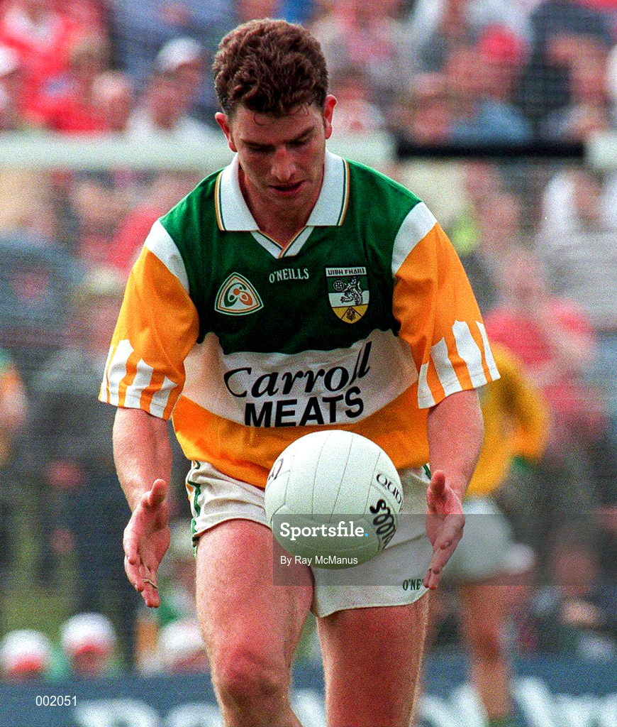 29 June 1997; Tom Coffey of Offaly during the Leinster GAA Senior Football Championship Semi-Final match between Offaly and Louth at Páirc Tailteann in Navan, Meath. Photo by Ray McManus/Sportsfile