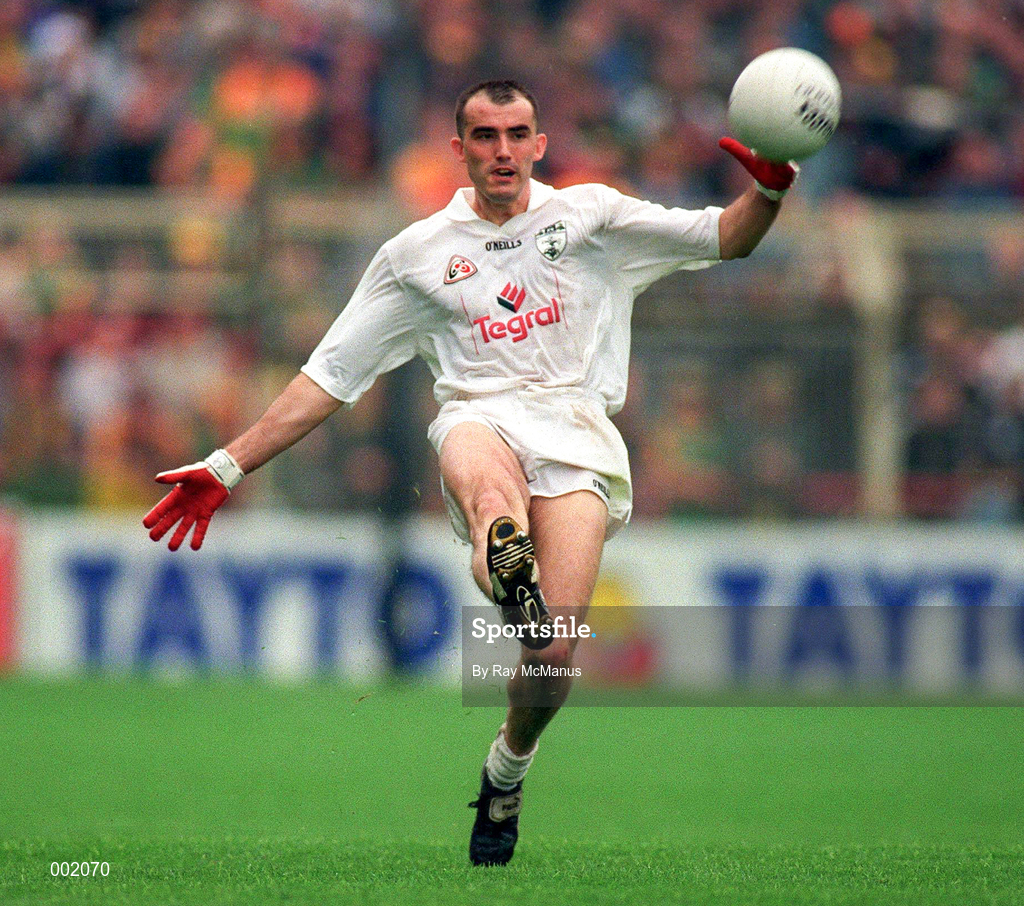 3 August 1997; Tom Harris of Kildare during the Leinster GAA Senior Football Championship Semi-Final Second Replay match between Kildare and Meath at Croke Park in Dublin. Photo by Ray McManus/Sportsfile