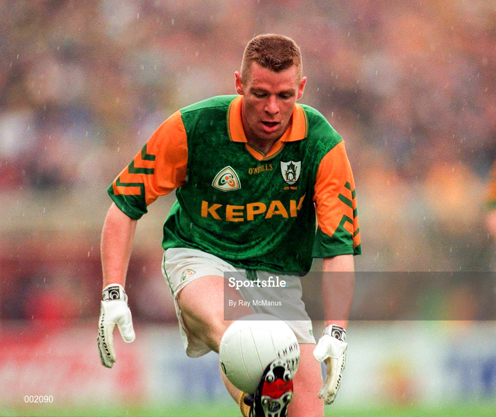 2 August 1998; Tommy Dowd of Meath during the Bank of Ireland Leinster Senior Football Championship Final between Kildare and Meath at Croke Park in Dublin. Photo by Ray McManus/Sportsfile