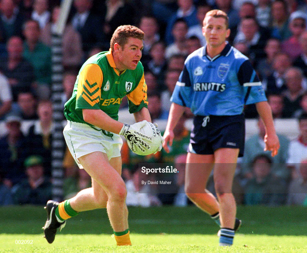15 June 1997; Tommy Dowd of Meath during the Leinster GAA Senior Football Championship Quarter-Final match between Meath and Dublin at Croke Park in Dublin. Photo by David Maher/Sportsfile