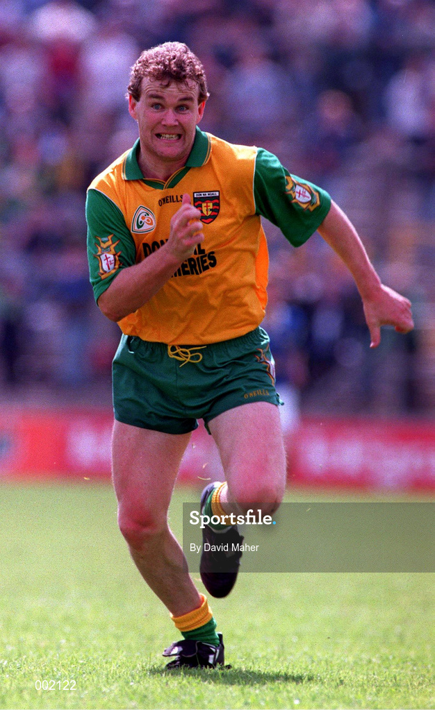 22 June 1997; Tony Boyle of Donegal during the Ulster GAA Football Senior Championship Semi-Final match between Cavan and Donegal at St Tiernach's Park in Clones, Monaghan. Photo by David Maher/Sportsfile
