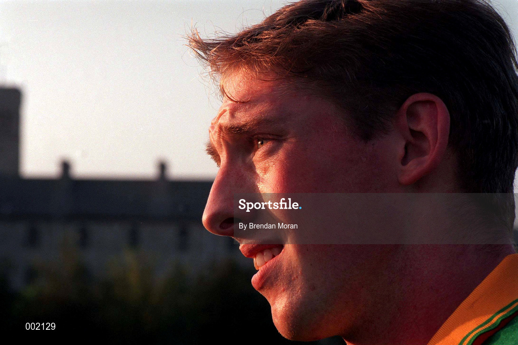 5 September 1996; Trevor Giles during a Meath training session prior to their clash between Mayo at the All-Ireland Senior Football Championship Final at Croke Park in Dublin. Photo by Brendan Moran /Sportsfile