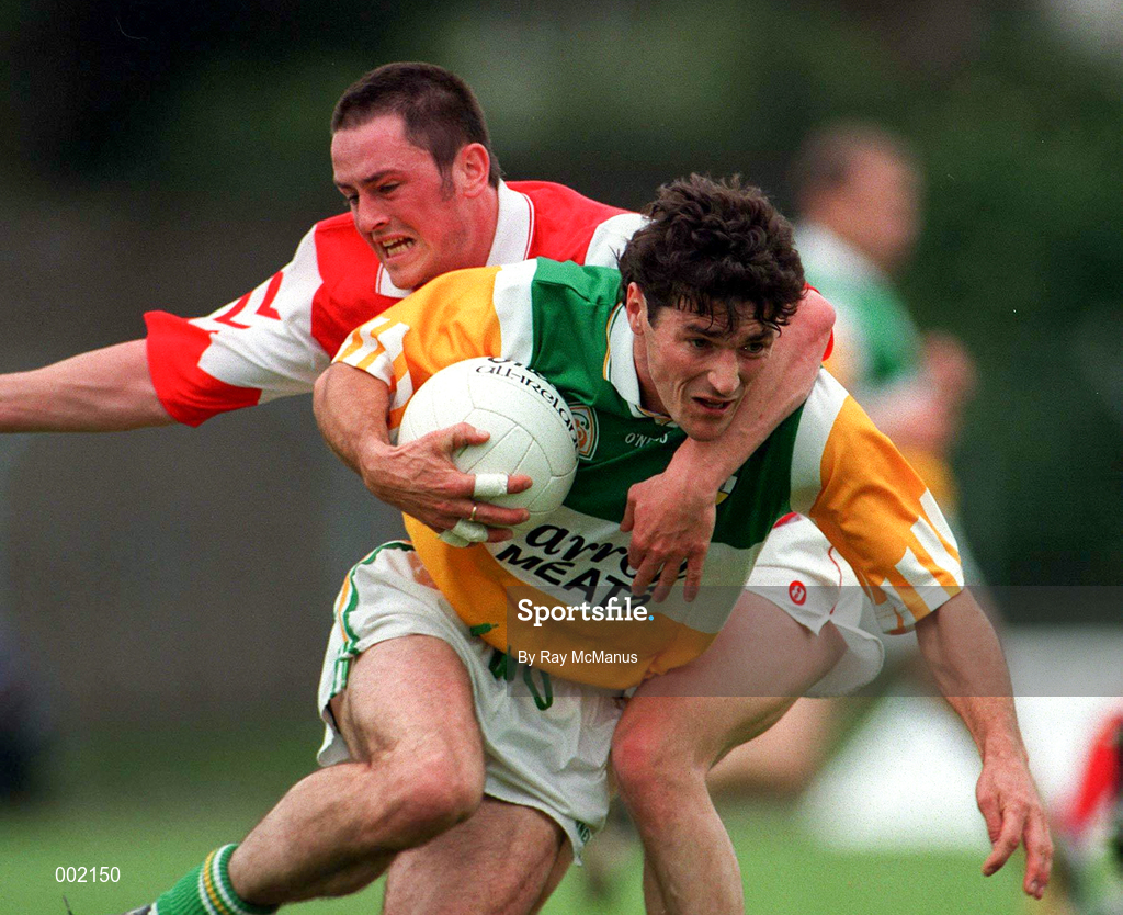 29 June 1997; Vinny Claffey of Offaly during the Leinster GAA Senior Football Championship Semi-Final match between Offaly and Louth at Páirc Tailteann in Navan, Co Meath. Photo by Ray McManus/Sportsfile