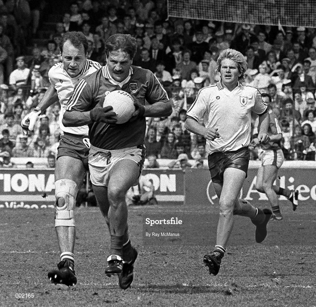 13 August 1989; Willie Joe Padden of Mayo in action during the GAA All-Ireland Semi-final match between Mayo and Tyrone at Croke Park in Dublin. Photo by Ray McManus/Sportsfile