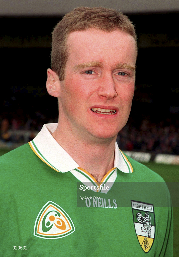 14 March 1999; Bernard O'Brien of Offaly prior to the Church and General National Football League Division 1 match between Offaly and Donegal at O'Connor Park in Tullamore, Offaly. Photo by Aoife Rice/Sportsfile