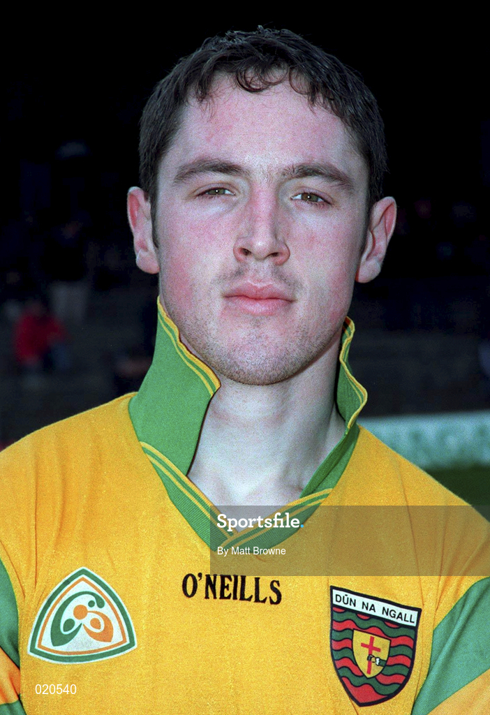 14 March 1999; Brendan Devanney of Donegal prior to the Church and General National Football League Division 1 match between Offaly and Donegal at O'Connor Park in Tullamore, Offaly. Photo by Matt Browne/Sportsfile