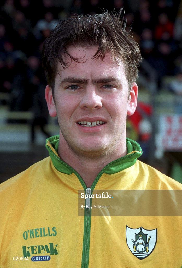 28 February 1999; Cormac Sullivan of Meath prior to the Church and General National Football League Division 1 match between Meath and Derry at Páirc Tailteann in Navan, Meath. Photo by Ray McManus/Sportsfile