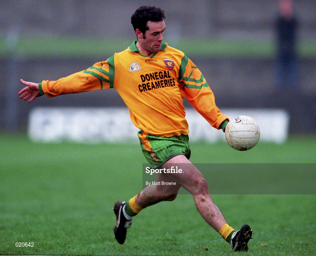 14 March 1999; Damien Diver of Donegal during the Church and General National Football League Division 1 match between Offaly and Donegal at O'Connor Park in Tullamore, Offaly. Photo by Matt Browne/Sportsfile