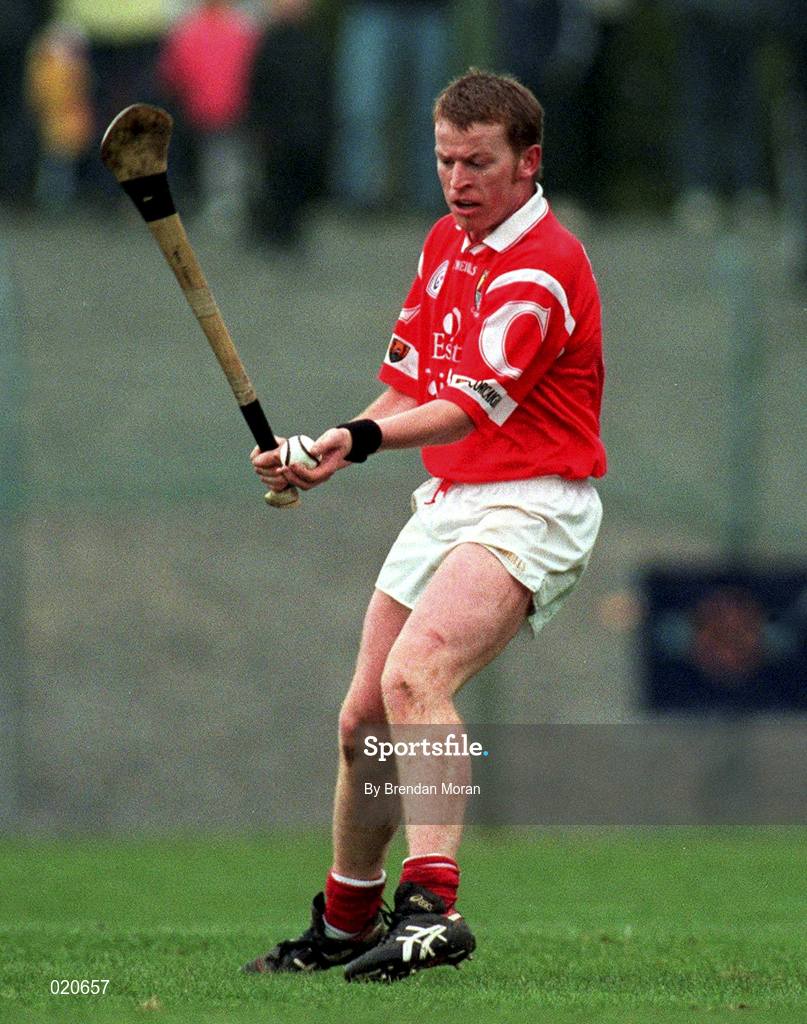 27 March 1999; Dan Murphy of Cork during the Church and General National Hurling League Division 1B match between Cork and Waterford at Páirc Uí Rinn in Cork. Photo by Brendan Moran/Sportsfile