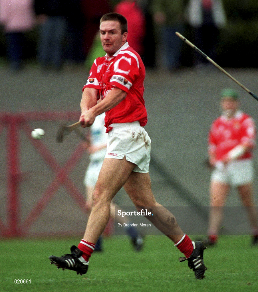 27 March 1999; Dan Murphy of Cork during the Church and General National Hurling League Division 1B match between Cork and Waterford at Páirc Uí Rinn in Cork. Photo by Brendan Moran/Sportsfile