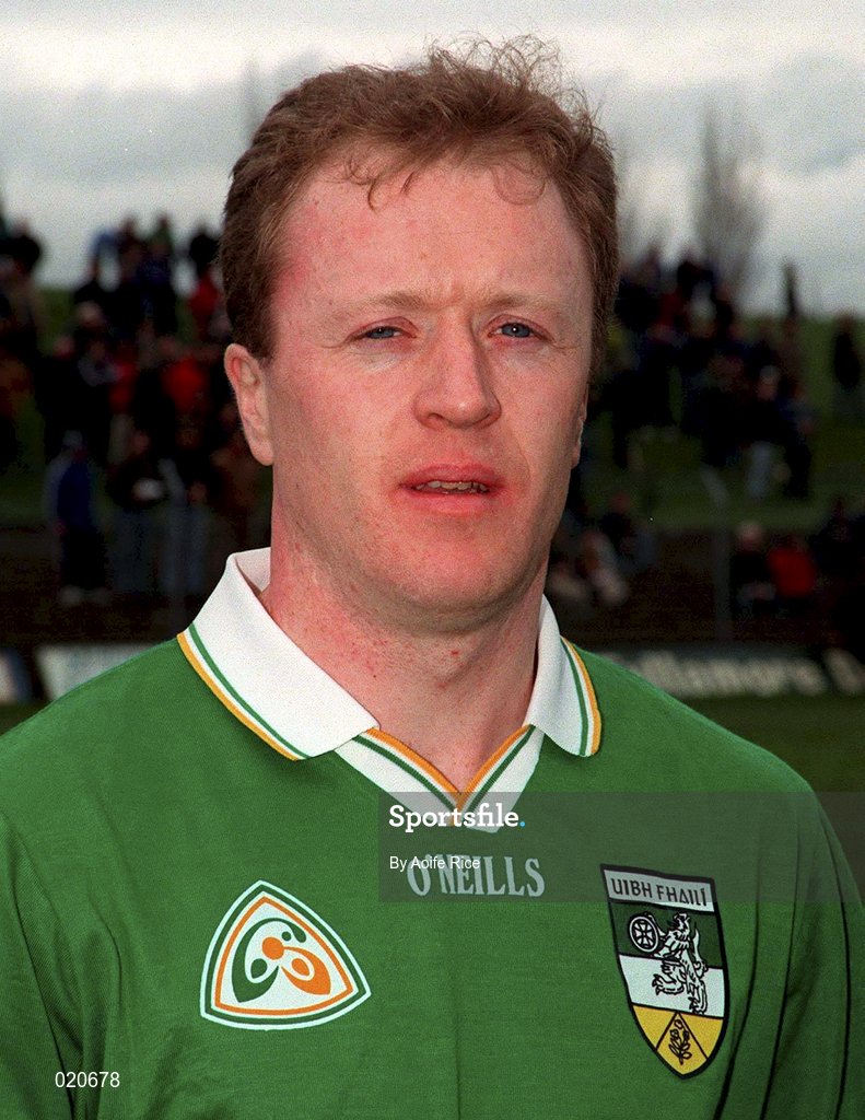 14 March 1999; David Foley of Offaly prior to the Church and General National Football League Division 1 match between Offaly and Donegal at O'Connor Park in Tullamore, Offaly. Photo by Aoife Rice/Sportsfile