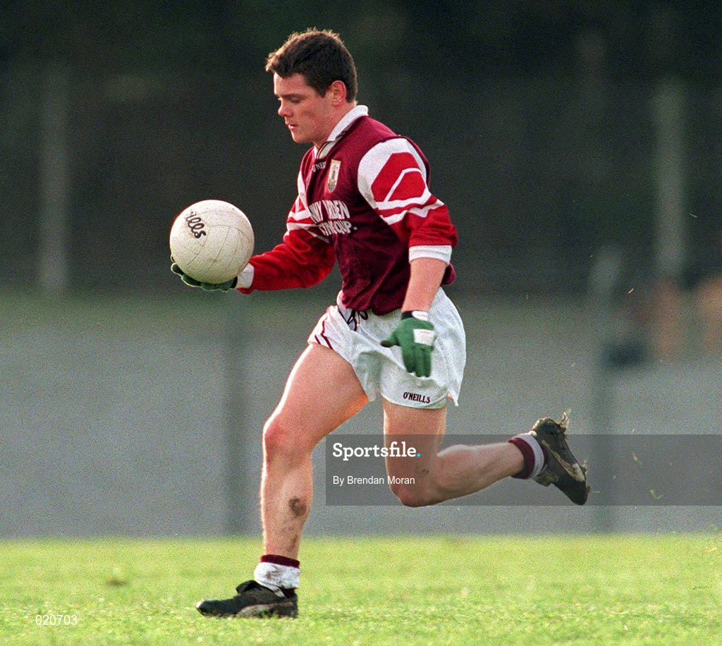 14 February 1999; Declan Meehan of Galway during the Allianz National Football League Division 1 match between Cork and Galway at Páirc Uí Rinn in Cork. Photo by Brendan Moran/Sportsfile