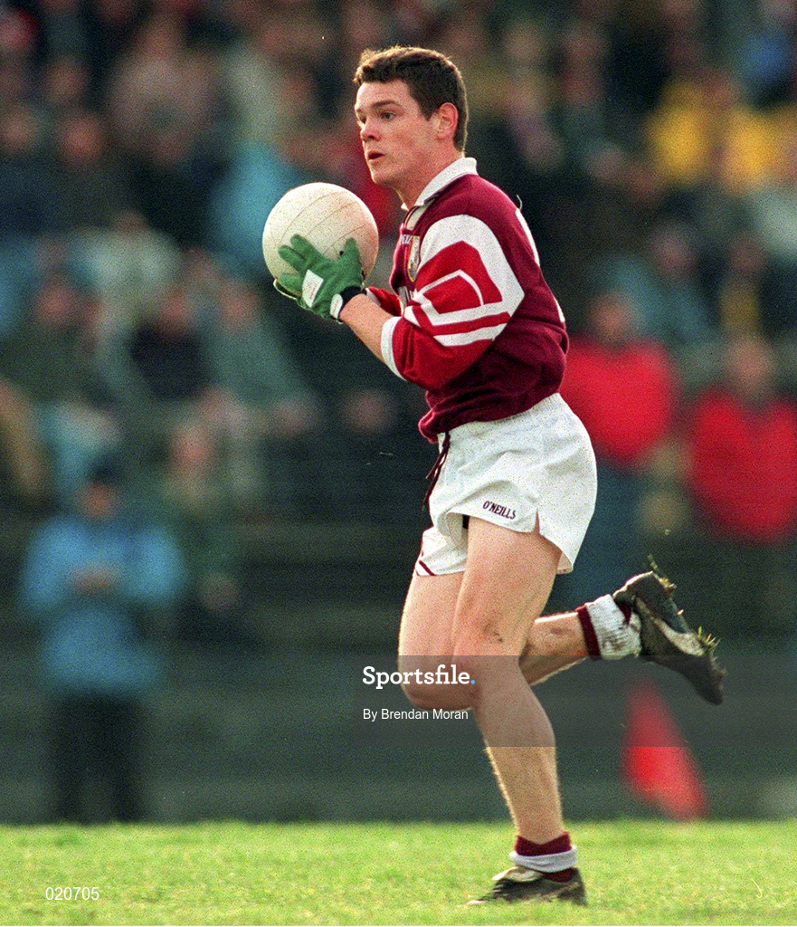14 February 1999; Declan Meehan of Galway during the Allianz National Football League Division 1 match between Cork and Galway at Páirc Uí Rinn in Cork. Photo by Brendan Moran/Sportsfile
