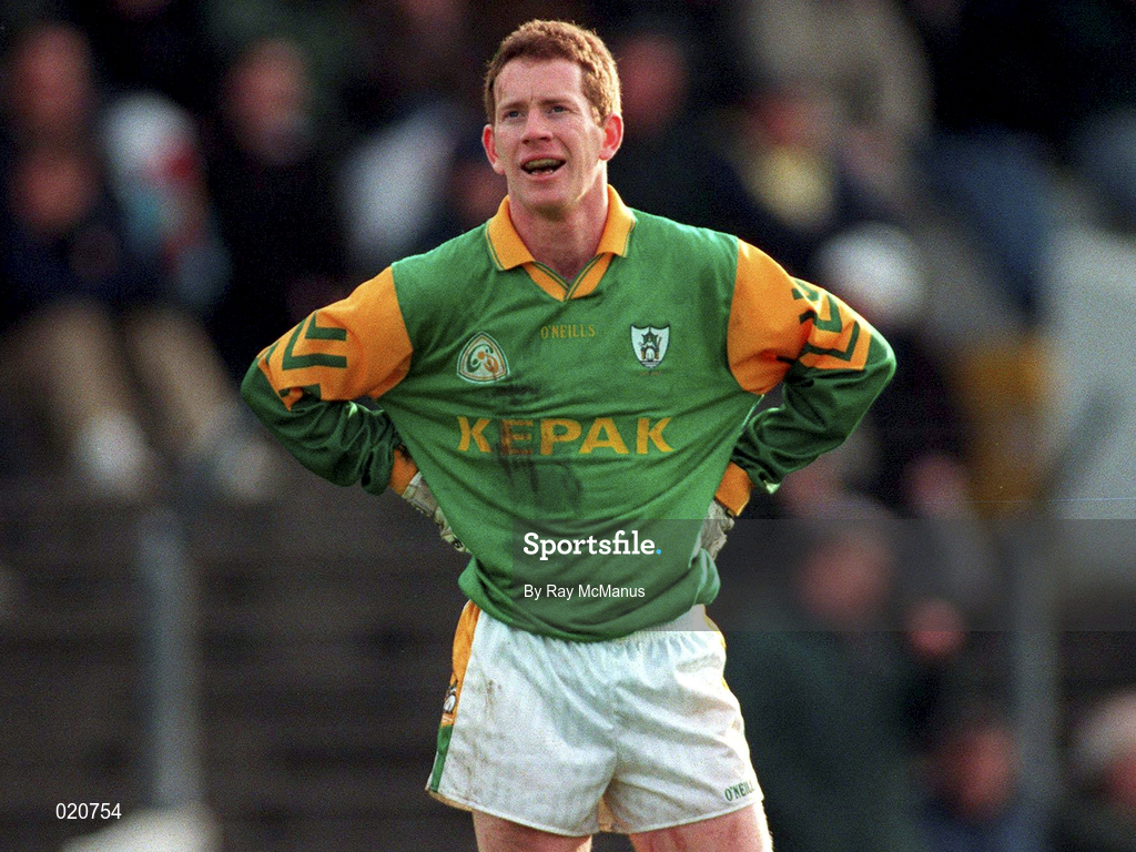28 February 1999; Donal Curtis of Meath during the Church and General National Football League Division 1 match between Meath and Derry at Páirc Tailteann in Navan, Meath. Photo by Ray McManus/Sportsfile