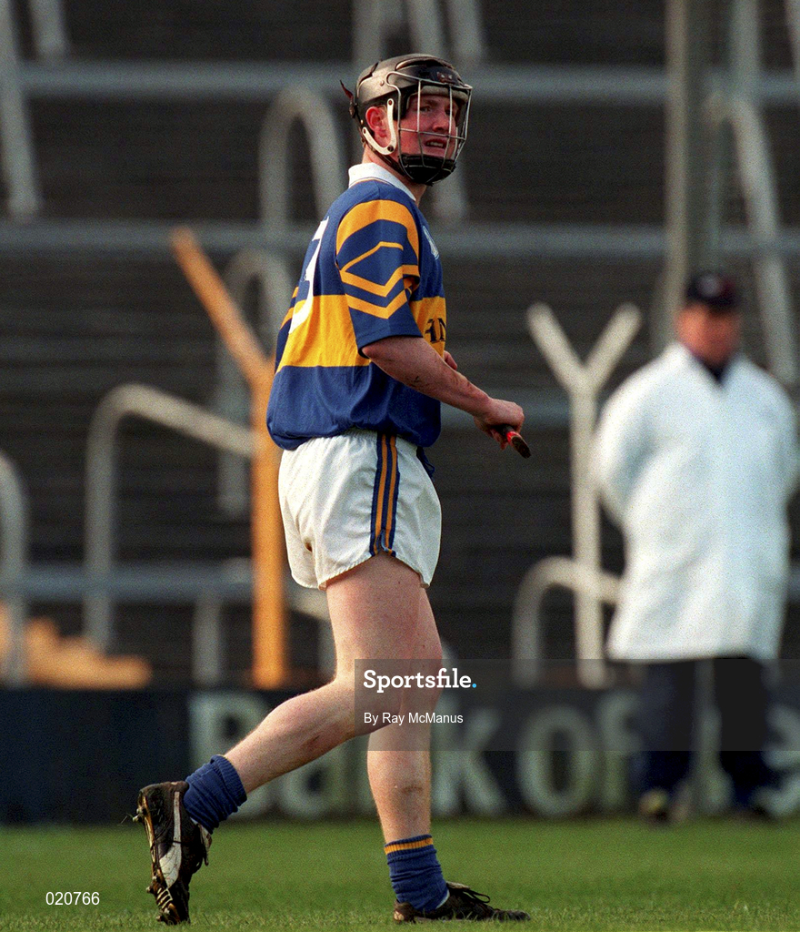 21 March 1999; Eamon Corcoran of Tipperary during the Church and General National Hurling League Division 1B match between Tipperary and Wexford at Semple Stadium in Thurles, Tipperary. Photo by Ray McManus/Sportsfile