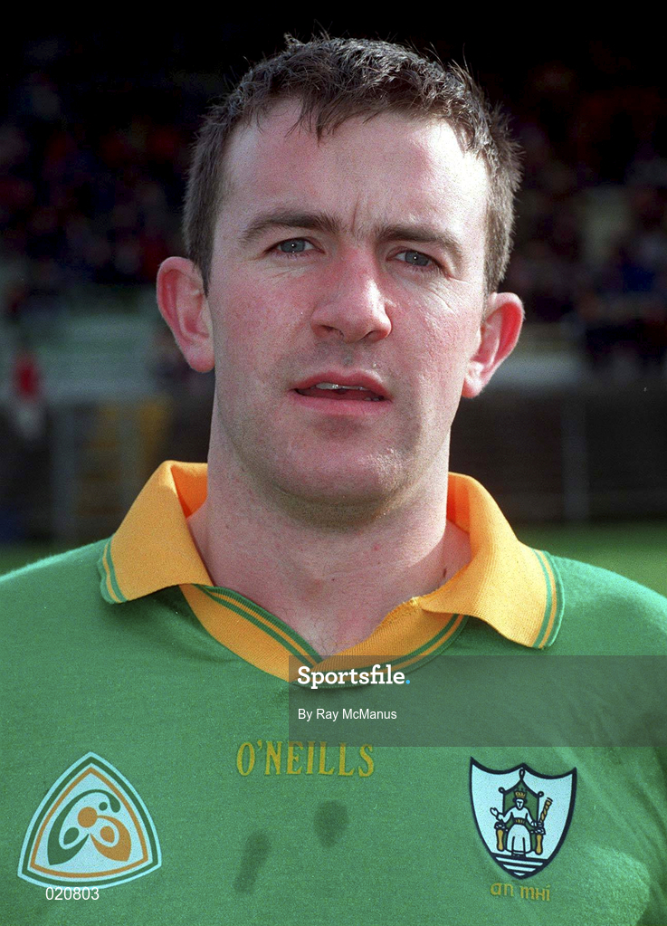 28 February 1999; Evan Kelly of Meath prior to the Church and General National Football League Division 1 match between Meath and Derry at Páirc Tailteann in Navan, Meath. Photo by Ray McManus/Sportsfile