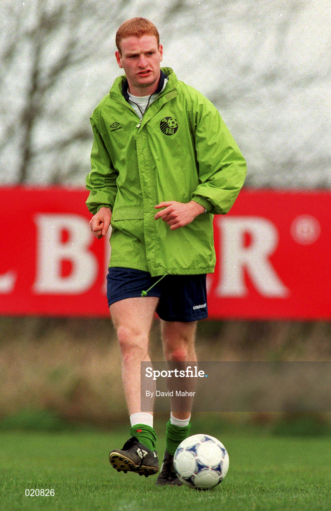 25 March 1999; Gary Doherty during Republic of Ireland U20 Squad Training at the AUL Grounds in Clonshaugh, Dublin. Photo by David Maher/Sportsfile