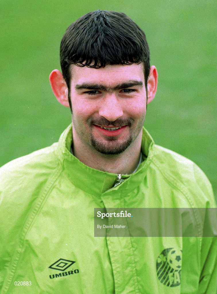 25 March 1999; Jason Gavin prior to a Republic of Ireland U20 Squad Training session at the AUL Grounds in Clonshaugh, Dublin. Photo by David Maher/Sportsfile