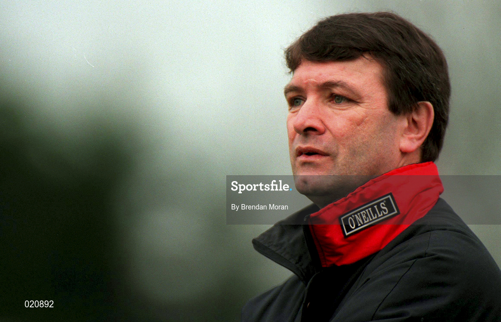 27 March 1999; Cork manager Jimmy Barry Murphy during the Church and General National Hurling League Division 1B match between Cork and Waterford at Páirc Uí Rinn in Cork. Photo by Brendan Moran/Sportsfile