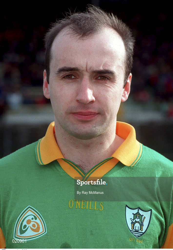 28 February 1999; Jody Devine of Meath prior to the Church and General National Football League Division 1 match between Meath and Derry at Páirc Tailteann in Navan, Meath. Photo by Ray McManus/Sportsfile