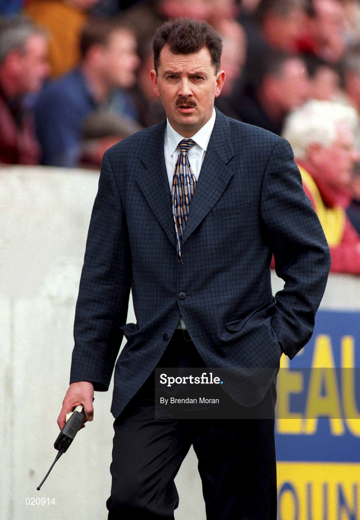 14 March 1999; Dublin County Board Secretary John Costello during the Church and General National Football League Division 1 match between Dublin and Galway at Parnell Park in Dublin. Photo by Brendan Moran/Sportsfile