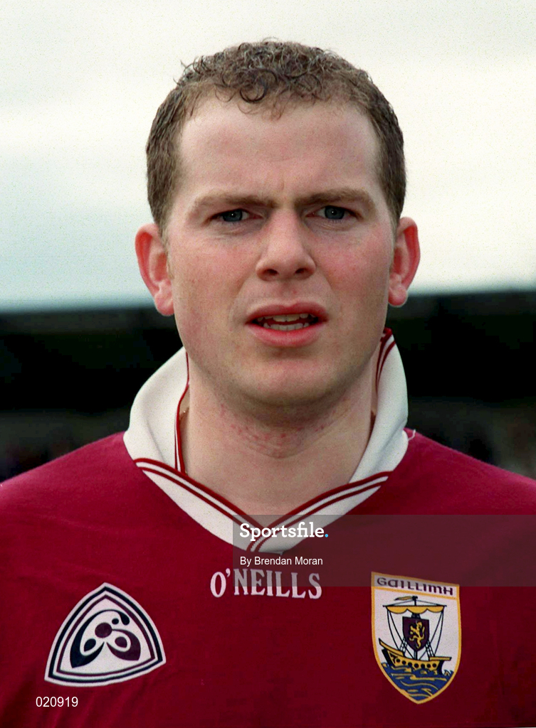 14 March 1999; John Donnellan of Galway prior to the Church and General National Football League Division 1 match between Dublin and Galway at Parnell Park in Dublin. Photo by Brendan Moran/Sportsfile