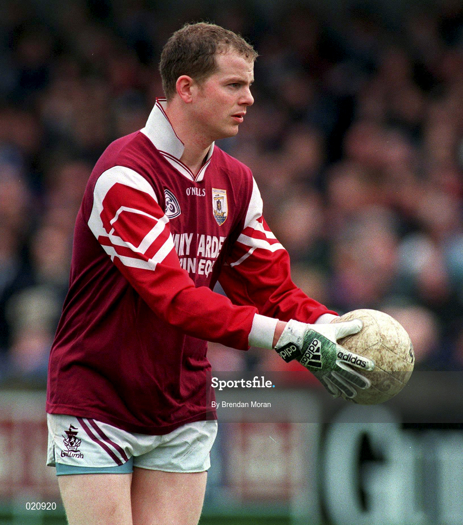 14 March 1999; John Donnellan of Galway during the Church and General National Football League Division 1 match between Dublin and Galway at Parnell Park in Dublin. Photo by Brendan Moran/Sportsfile