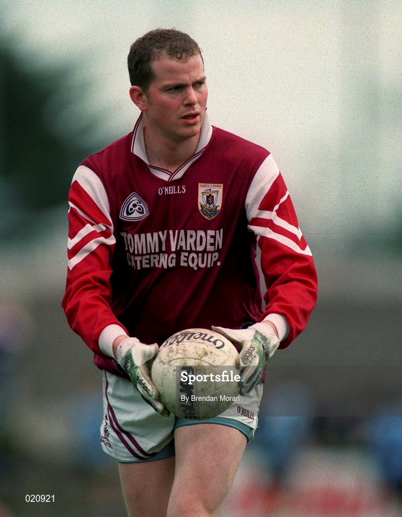 14 March 1999; John Donnellan of Galway during the Church and General National Football League Division 1 match between Dublin and Galway at Parnell Park in Dublin. Photo by Brendan Moran/Sportsfile