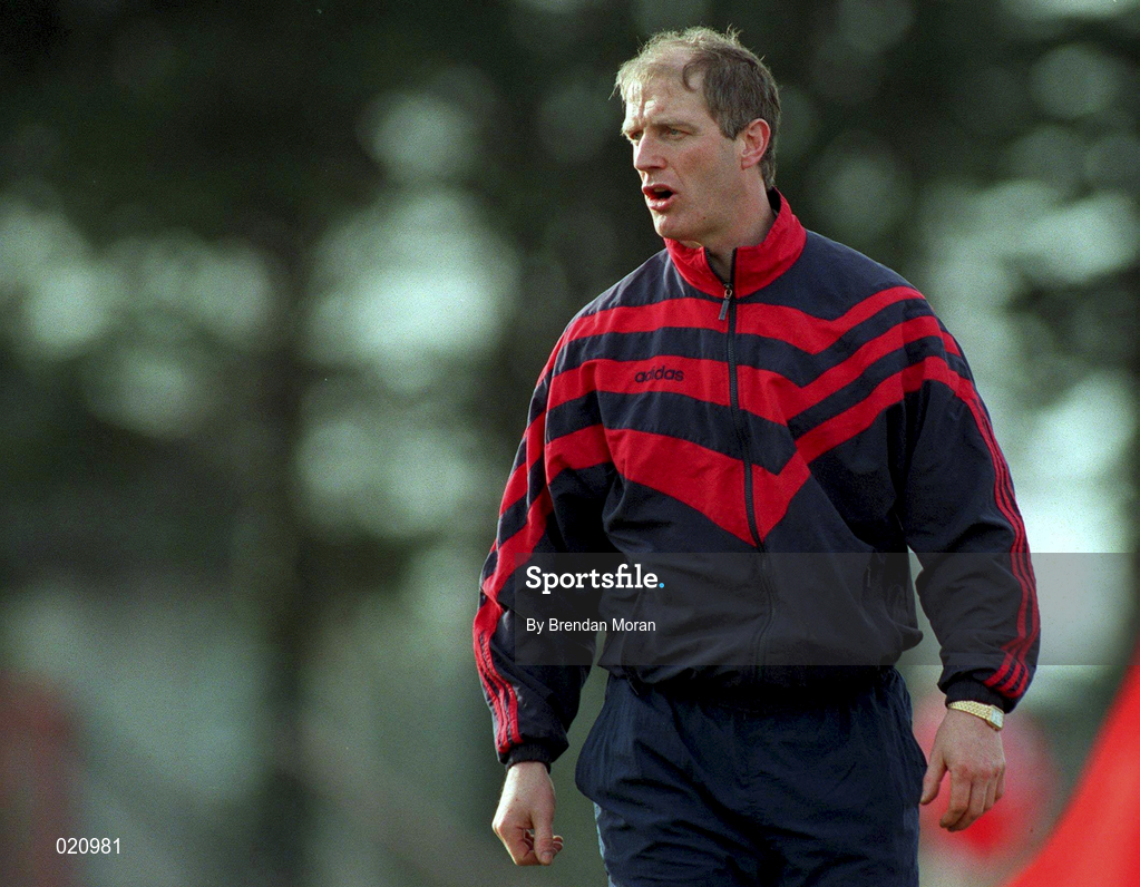 14 February 1999; Cork manager Larry Tompkins during the Allianz National Football League Division 1 match between Cork and Galway at Páirc Uí Rinn in Cork. Photo by Brendan Moran/Sportsfile