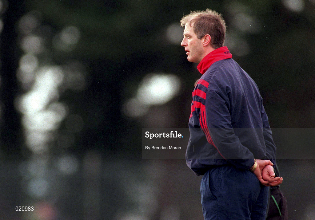 14 February 1999; Cork manager Larry Tompkins during the Allianz National Football League Division 1 match between Cork and Galway at Páirc Uí Rinn in Cork. Photo by Brendan Moran/Sportsfile